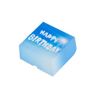 Custom 6" x 6.375" x 3.375" E-Flute Fold Above Box Single Side