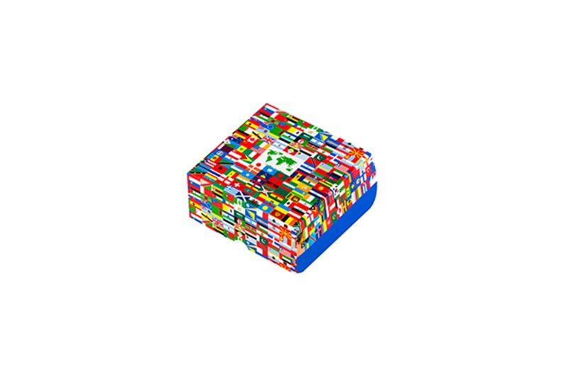 Custom 7.25" x 7.25" x 3.625" E-Flute Fold Above Box Double Side
