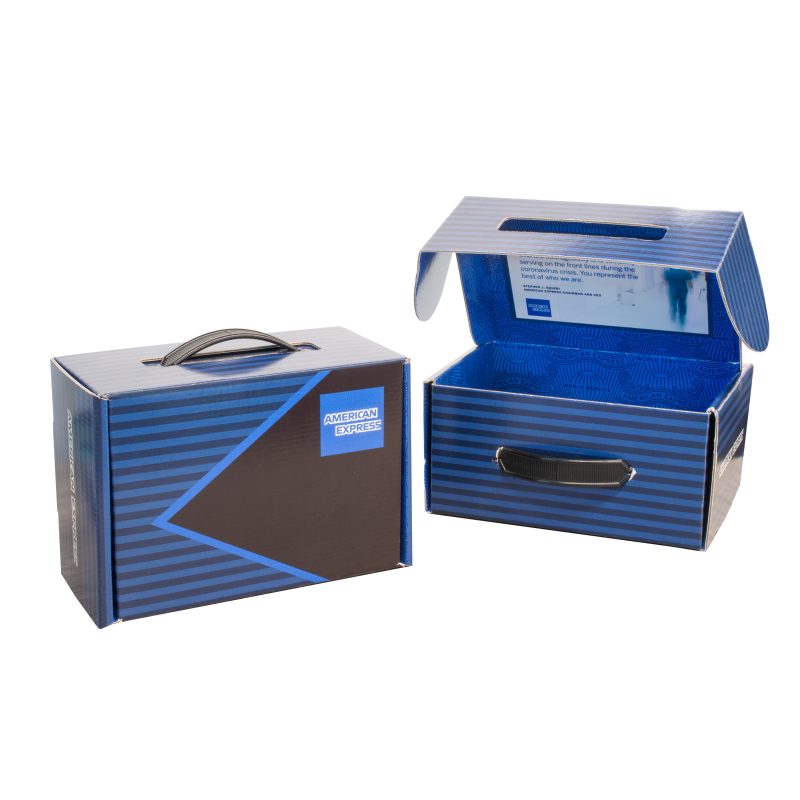 8-X-6375-X-38-4CP-Full-Bleed-E-Flute-Handle-Box-44-BX414 Custom 8" X 6.375" X 3.8" 4CP Full Bleed E-Flute Handle Box - 4/4