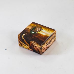 Custom 8" x 8" x 3" E-Flute Tuck Box Double Side