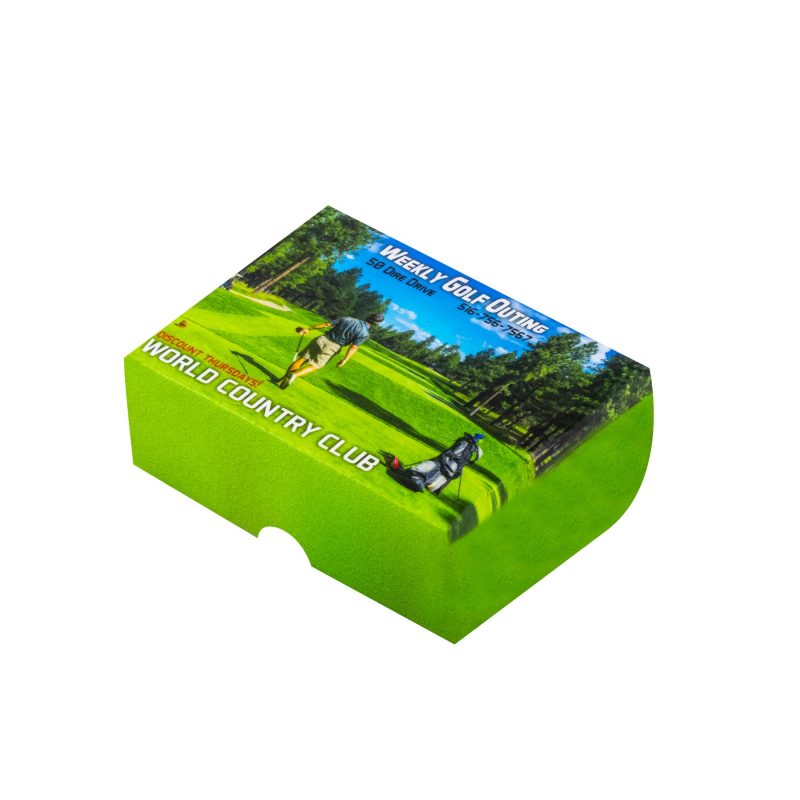Custom 8.5" x 6.5" x 3.125" E-Flute Fold Above Box Single Side
