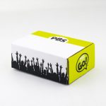 Custom 9" X 6" X 3.5" E-Flute Tuck Box Single Side