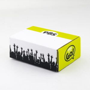 Custom 9" X 6" X 3.5" E-Flute Tuck Box Single Side