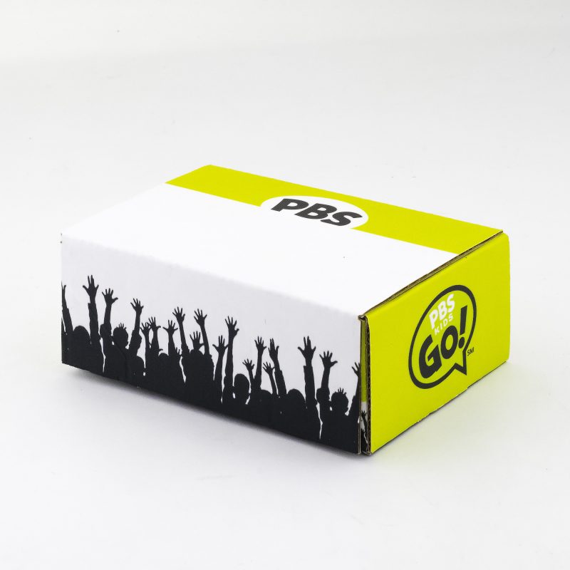 Custom 9" X 6" X 3.5" E-Flute Tuck Box Single Side