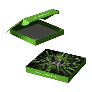 Custom 9" X 8.75" X 1.25" E-Flute Tuck Box Double Side