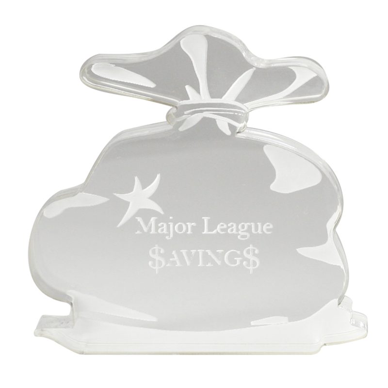 Custom Acrylic Award 20 square inches - 7