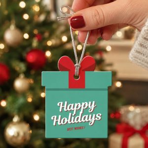 Custom Acrylic Holiday Ornament
