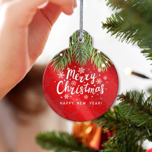 Custom Acrylic Holiday Ornaments