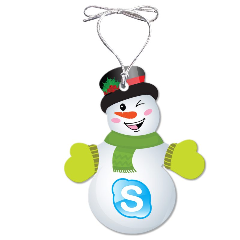 Custom Acrylic Holiday Ornaments - 7