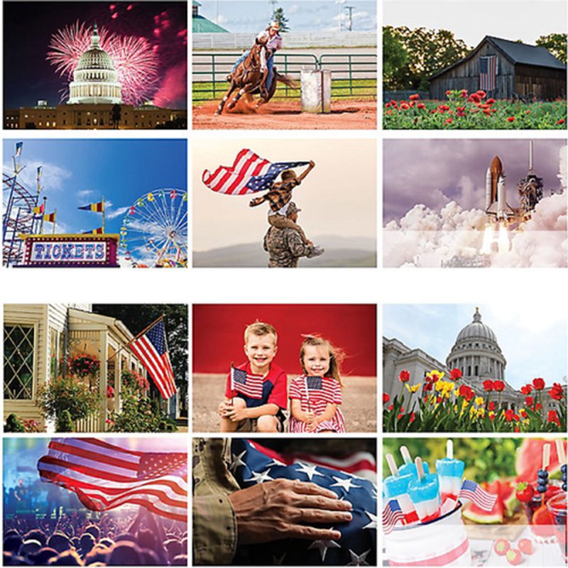 Custom American Glory Stapled Wall Calendar - 2