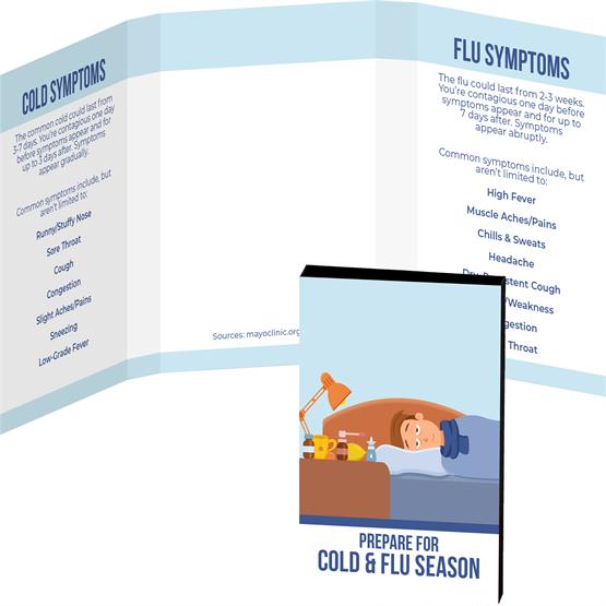 Custom Awareness Tek Booklet with Mini Hand Sanitizer Spray Keychain - 7