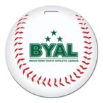 Custom Baseball Shaped Luggage Tag