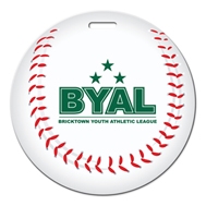 Custom Baseball Shaped Luggage Tag