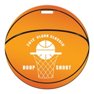 Custom Basketball Shaped Luggage Tag