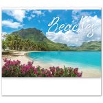 Custom Beaches Stapled Wall Calendar - 1