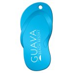 Custom Blue Flip Flop Shaped Luggage Tag