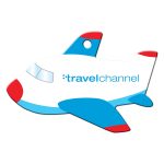 Custom Blue Plane Shaped Luggage Tag