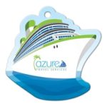 Custom Cruise Ship Shaped Luggage Tag