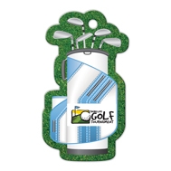 Custom Golf Bag Shaped Luggage Tag