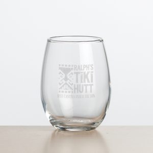 Custom Harvey Stemless Wine Glass - 9 oz.