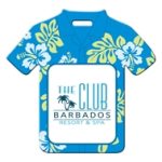 Custom Hawaiian Shirt Shaped Luggage Tag