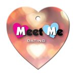 Custom Heart Shaped Luggage Tag