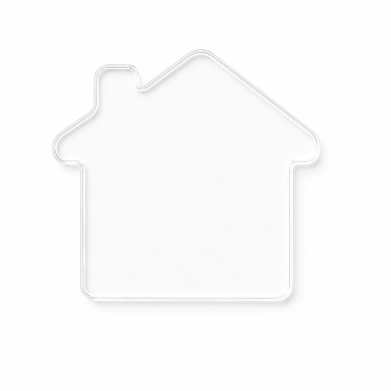Custom House Acrylic Magnet - 1