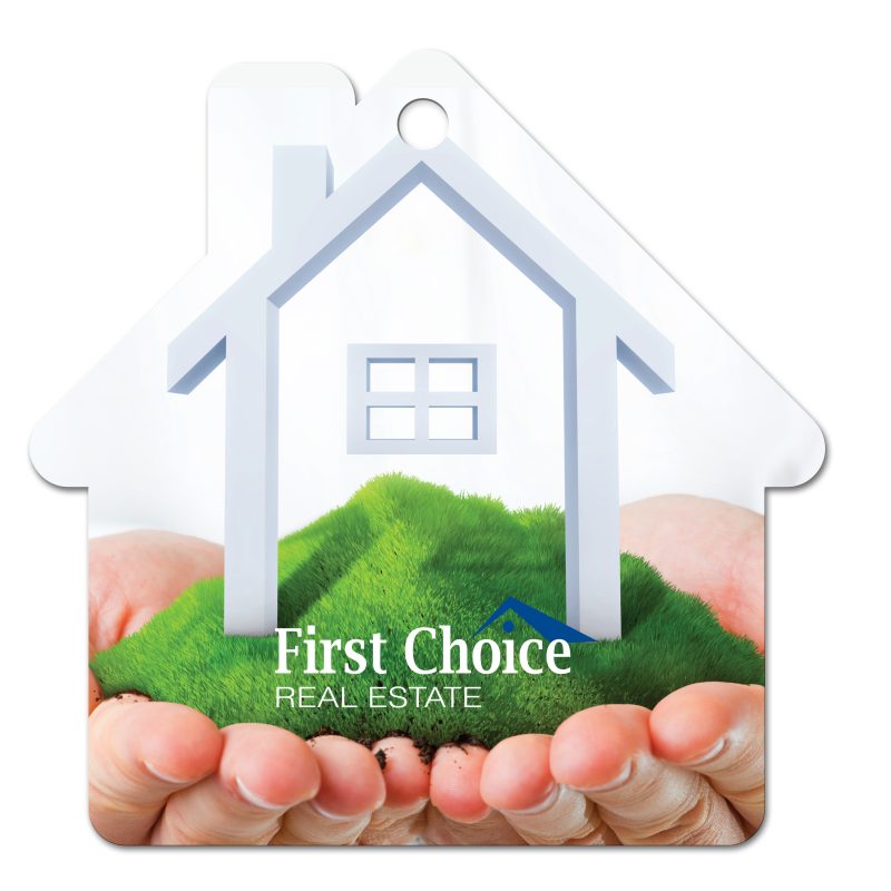 House-Shaped-Luggage-Tag-PLT25 Custom House Shaped Luggage Tag