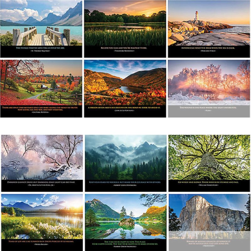 Custom Inspirations Spiral Wall Calendar - 2