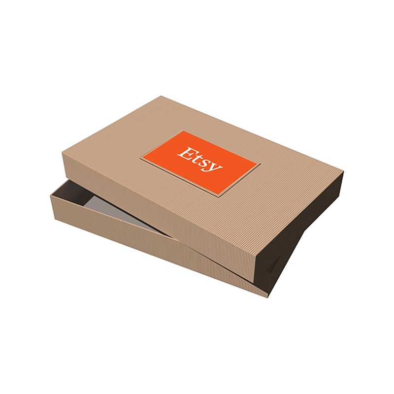 Custom Kraft Pinstripe Apparel Debossed Box