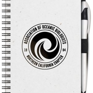 Custom Large SlimLine Neutral Jotter w/ Penport (4" x 6")