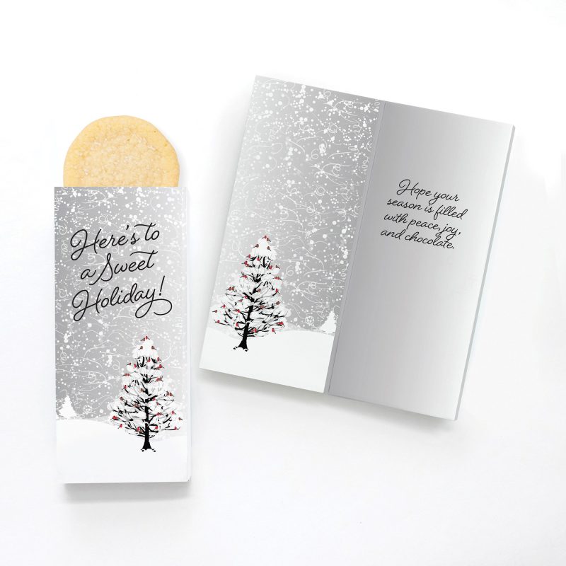 Custom One Color Foil-Stamped Stock Cardinals Sweeter Cards with Sugar Cookies - 1