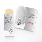 Custom One Color Foil-Stamped Stock Cardinals Sweeter Cards with Sugar Cookies