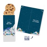 Custom One Color Foil-Stamped Stock Holiday Sentiment Sweeter Cards with Chocolate Chip Cookies - 1