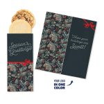 Custom One Color Foil-Stamped Stock Pine Boughs & Berries Sweeter Cards with Homestyle Cookie Duo - 1