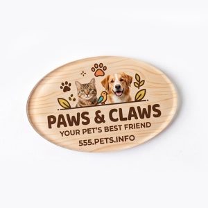 Custom Oval Acrylic Magnet