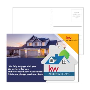 Custom Post Card With Full-Color House Luggage Tag