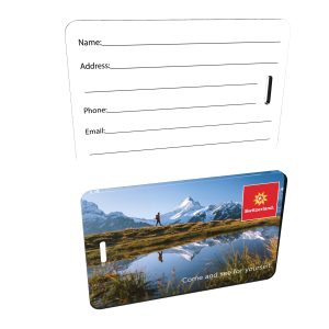Custom Rectangle 1/8" Acrylic Bag Tag