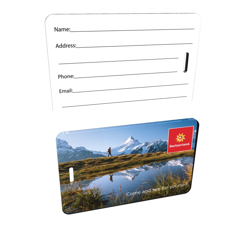 Custom Rectangle 1/8" Acrylic Bag Tag