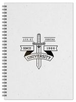 Custom SlimLine Neutral NoteBook w/ Penport (7" x 10") - 1