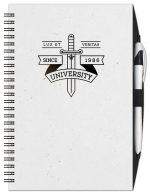 Custom SlimLine Neutral NotePad w/ PenPort (5.5" x 8.25")