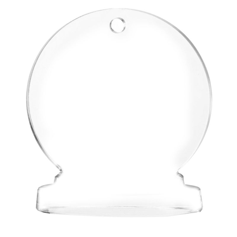 Custom Snow Globe Acrylic Ornament - 1