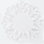 Custom Snowflake Acrylic Ornament - 1