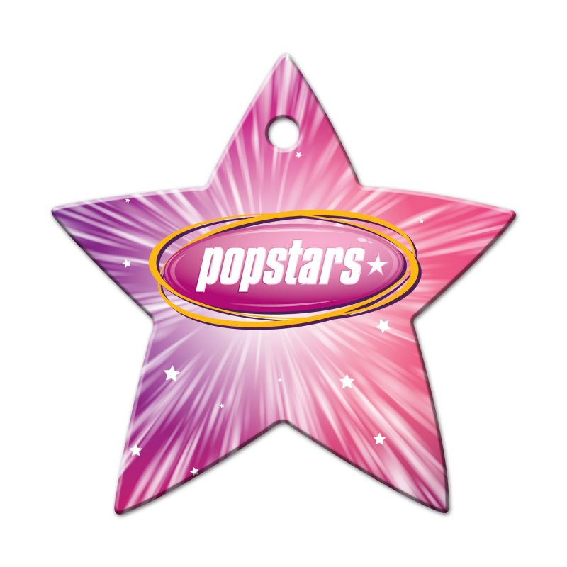 Star-Shaped-Luggage-Tag-PLT21 Custom Star Shaped Luggage Tag