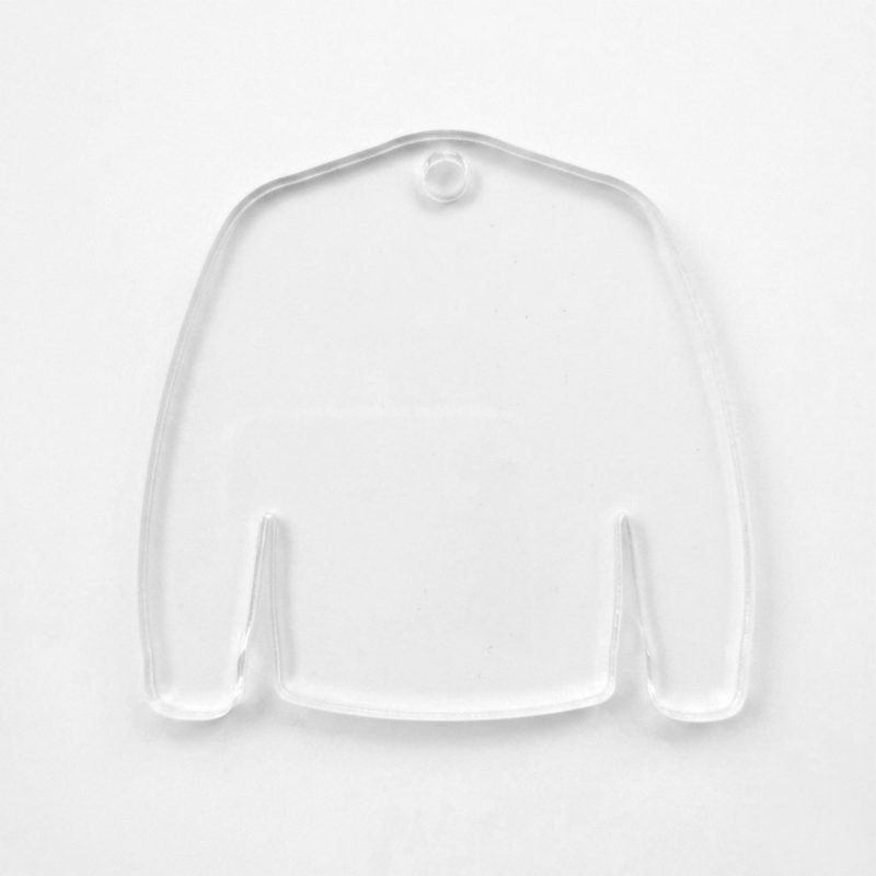 Custom Sweater Acrylic Ornament - 1