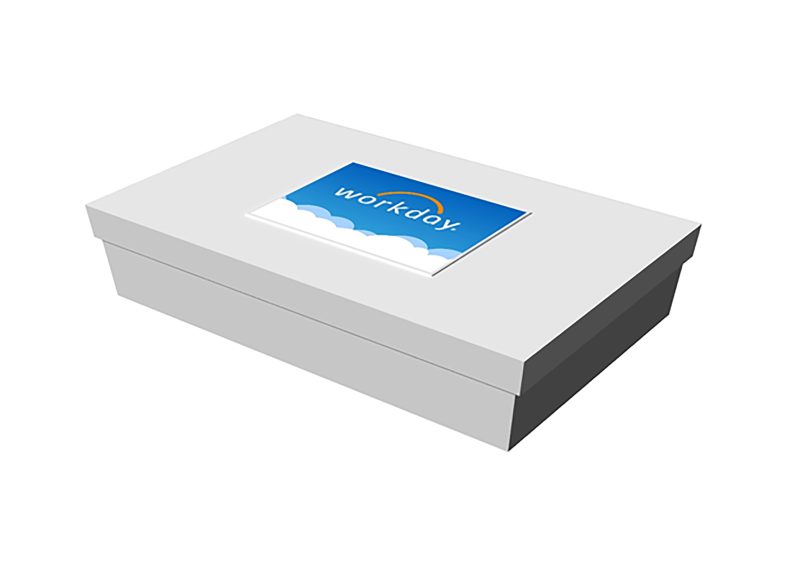 Custom White Deluxe Gift Box