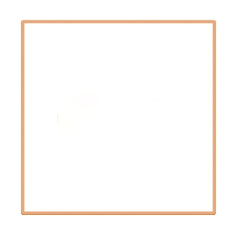 Custom 3" Square Logo Sugar Cookie - 1