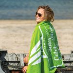 Custom Jacquard Terry Velour Beach Towel (34" x 70"