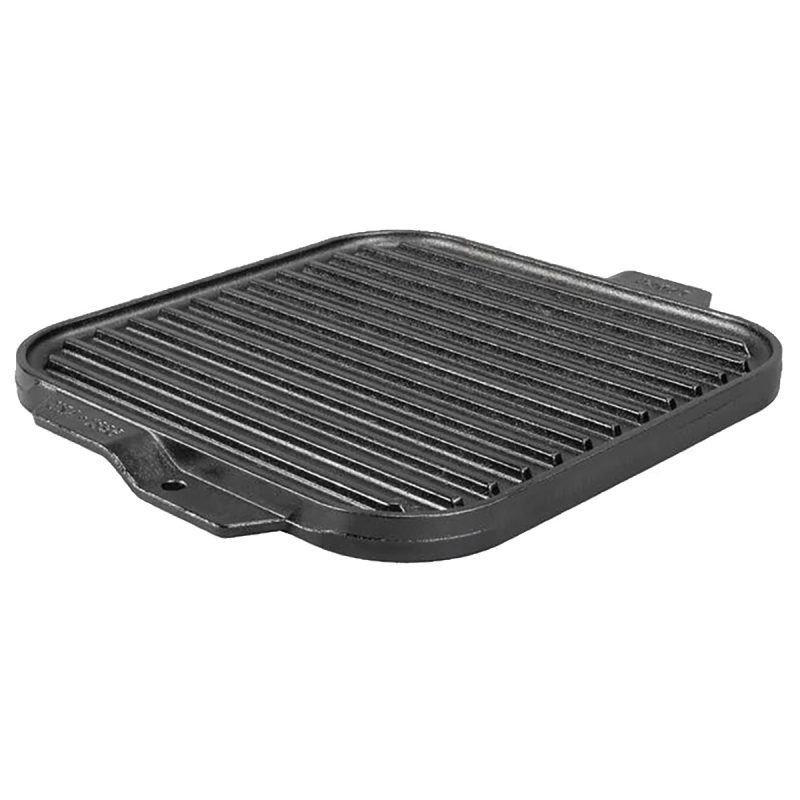 Custom Lodge 10.5" Cast Iron Reversible Grill / Griddle - 2