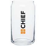 Custom 16 oz Plain Soda Can Glass